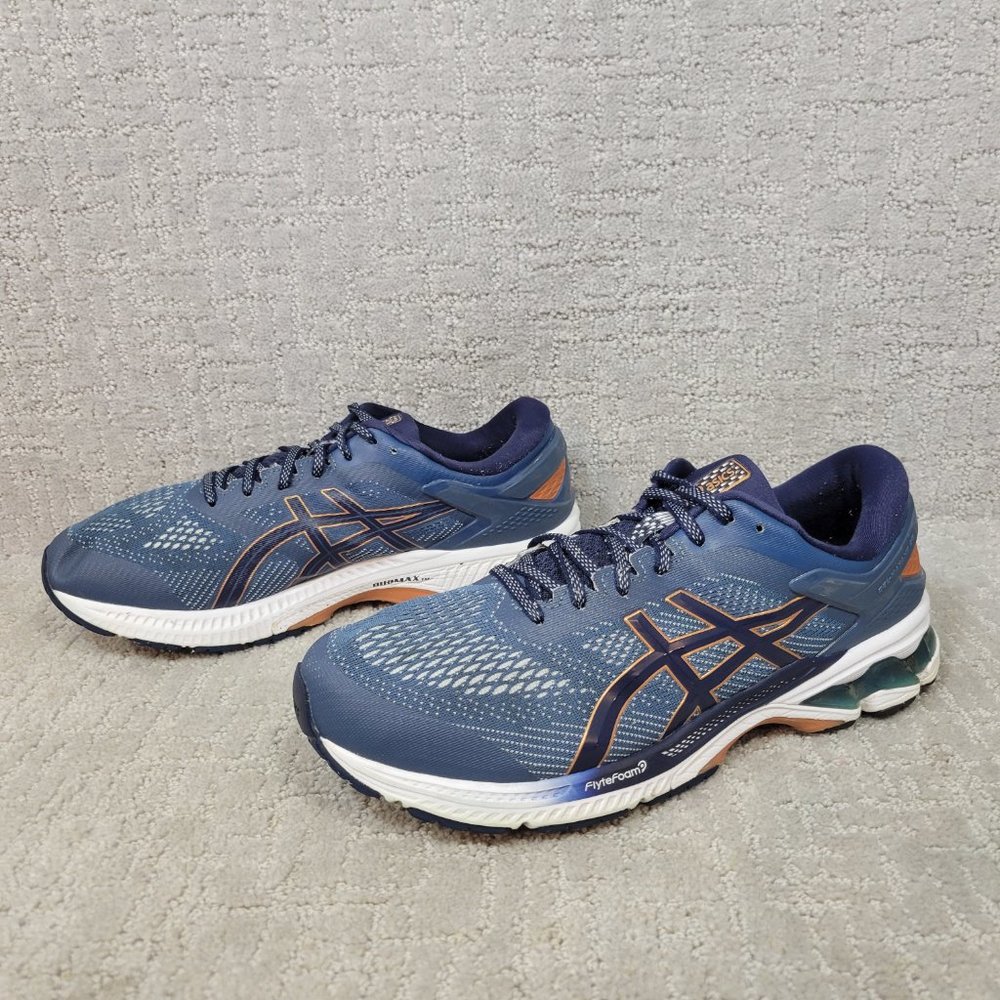ASICS GEL Kayano 26 Extra Wide Grand Shark Mens Size 11.5 Athletic Running Shoes - Picture 4 of 11